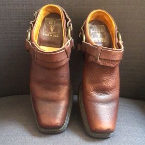 Frye slip on bootie boots 6.5